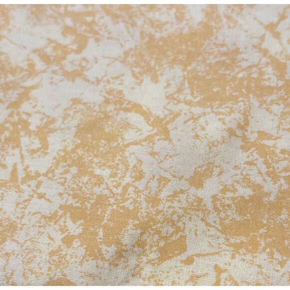 Yellow & White Marbled Cotton Fabric 1/2 yard x 44" for Sewing & Crafts - Picture 2 of 4